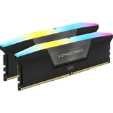 Corsair VENGEANCE RGB 7200MHz 96GB (2x48GB) C40 DDR5 (INTEL XMP) Black
